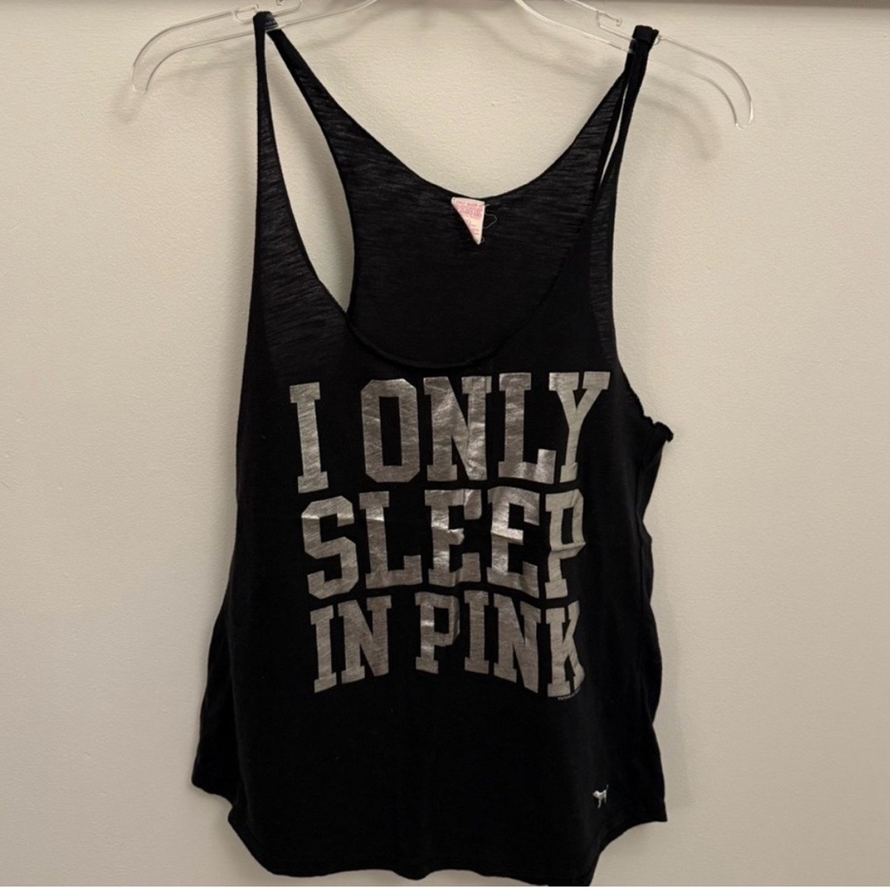 Victoria's Secret I Only Sleep in Pink Super Soft Tank Top
